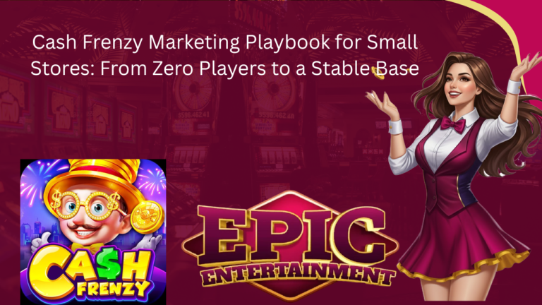 Cash Frenzy Marketing Playbook for Small Stores: From Zero Players to a Stable Base